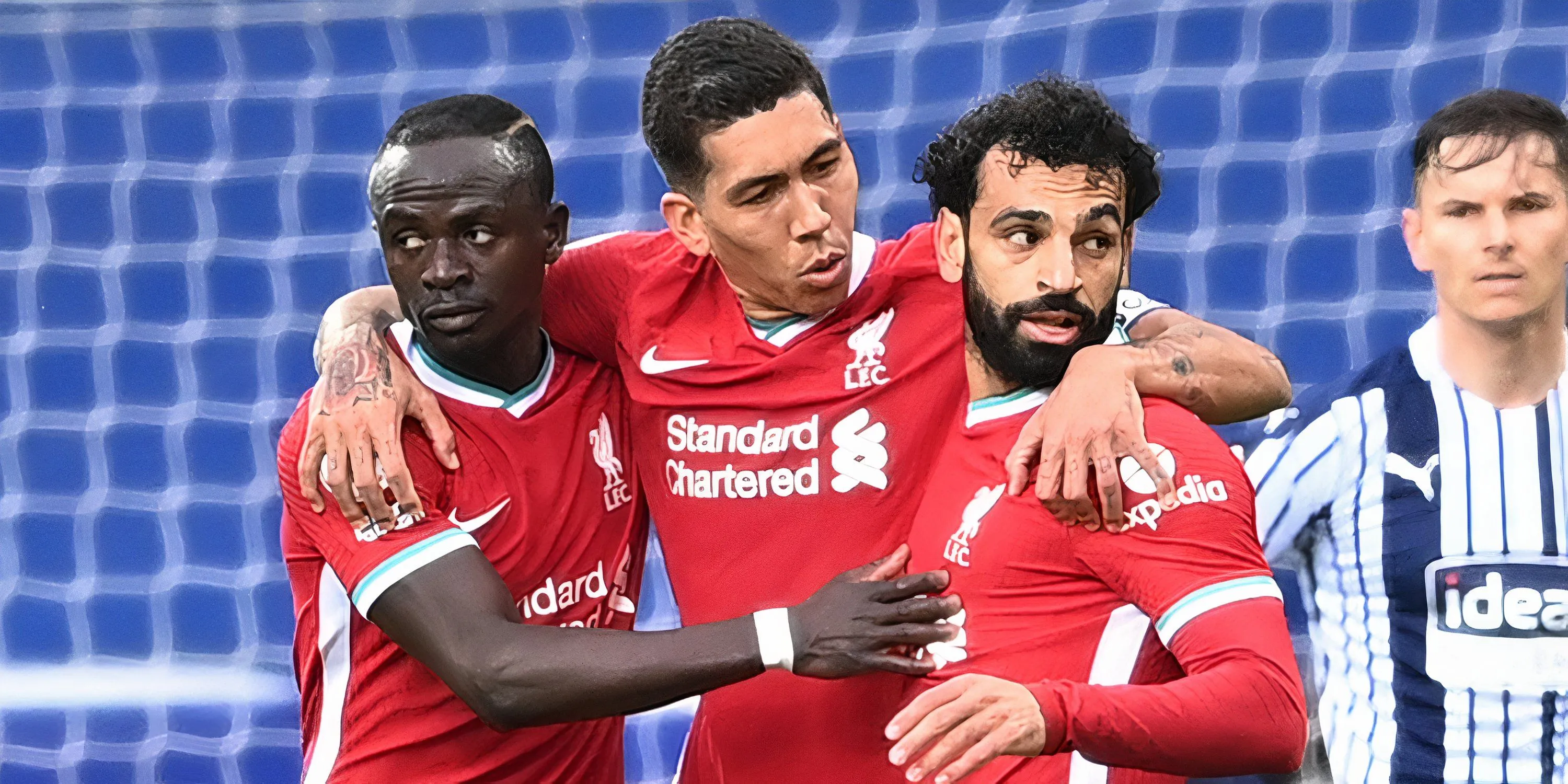 Bộ ba tấn công lừng danh Mohamed Salah, Sadio Mane và Roberto Firmino của Liverpool
