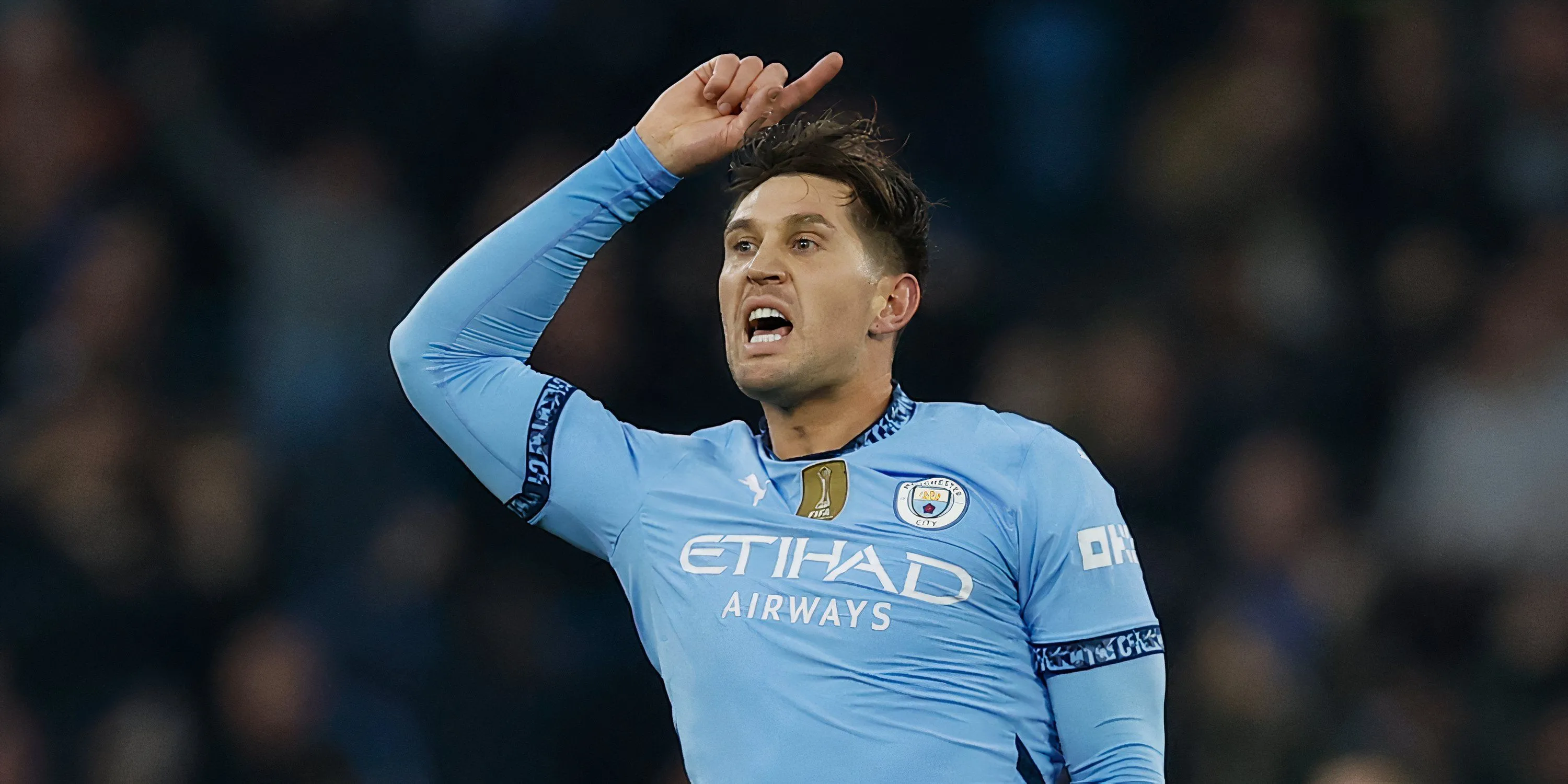 Cầu thủ John Stones trong màu áo Man City tại Ngoại hạng Anh