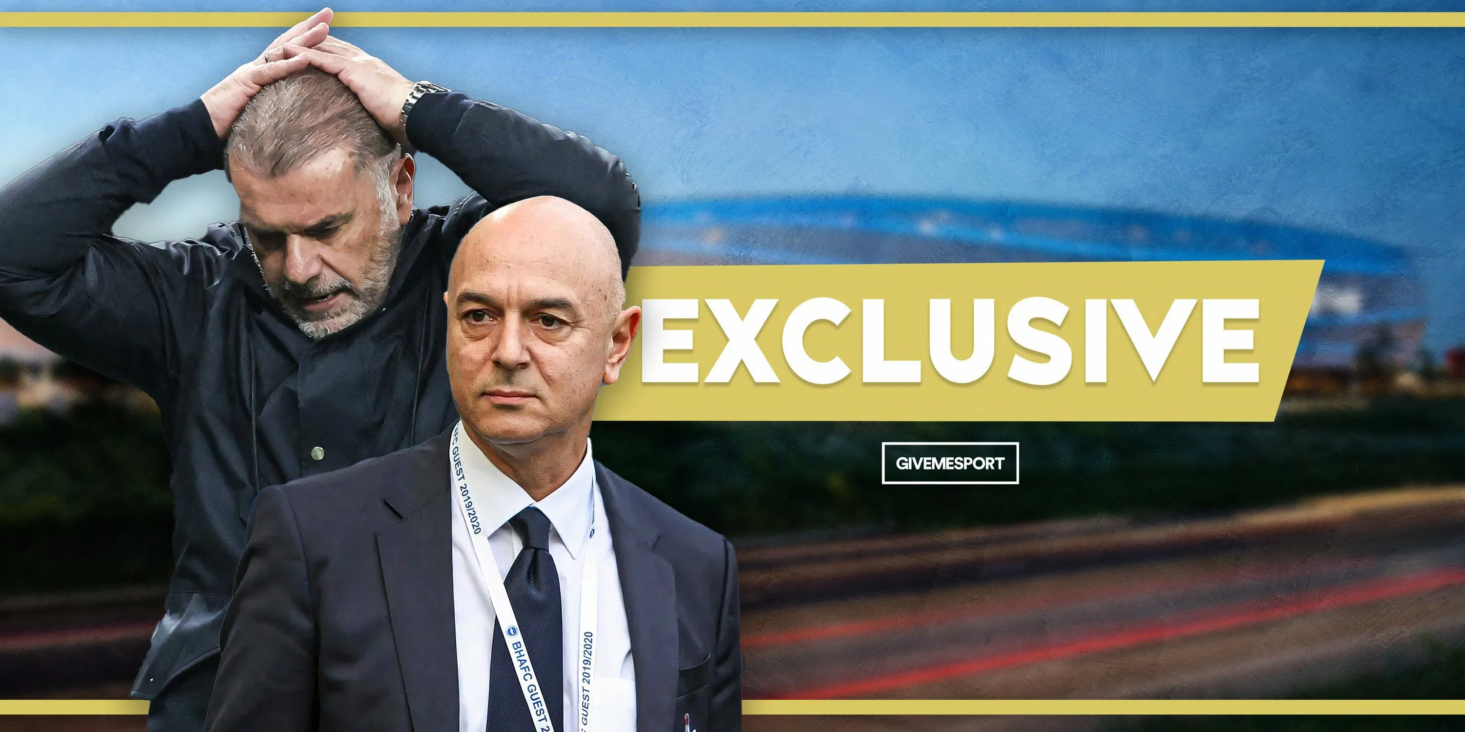 Chủ tịch Daniel Levy và cựu HLV Tottenham Ange Postecoglou