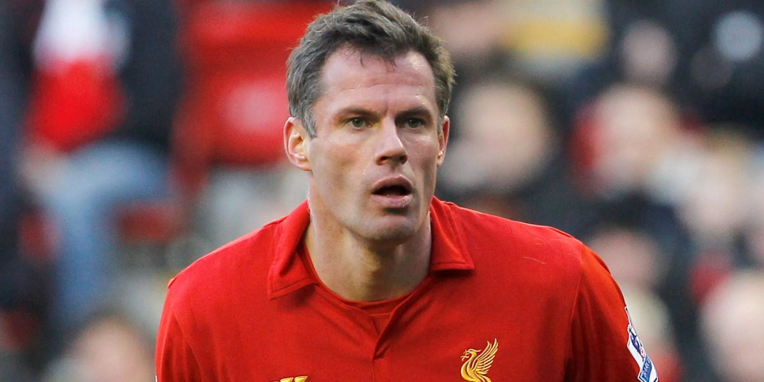 Huyền thoại Jamie Carragher trong màu áo Liverpool