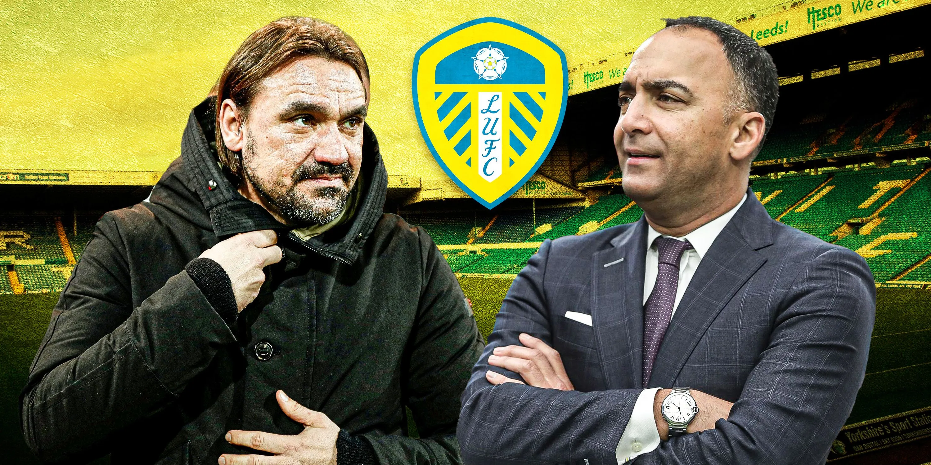 Huấn luyện viên Daniel Farke và ban lãnh đạo Leeds United trong nỗ lực tăng cường đội hình