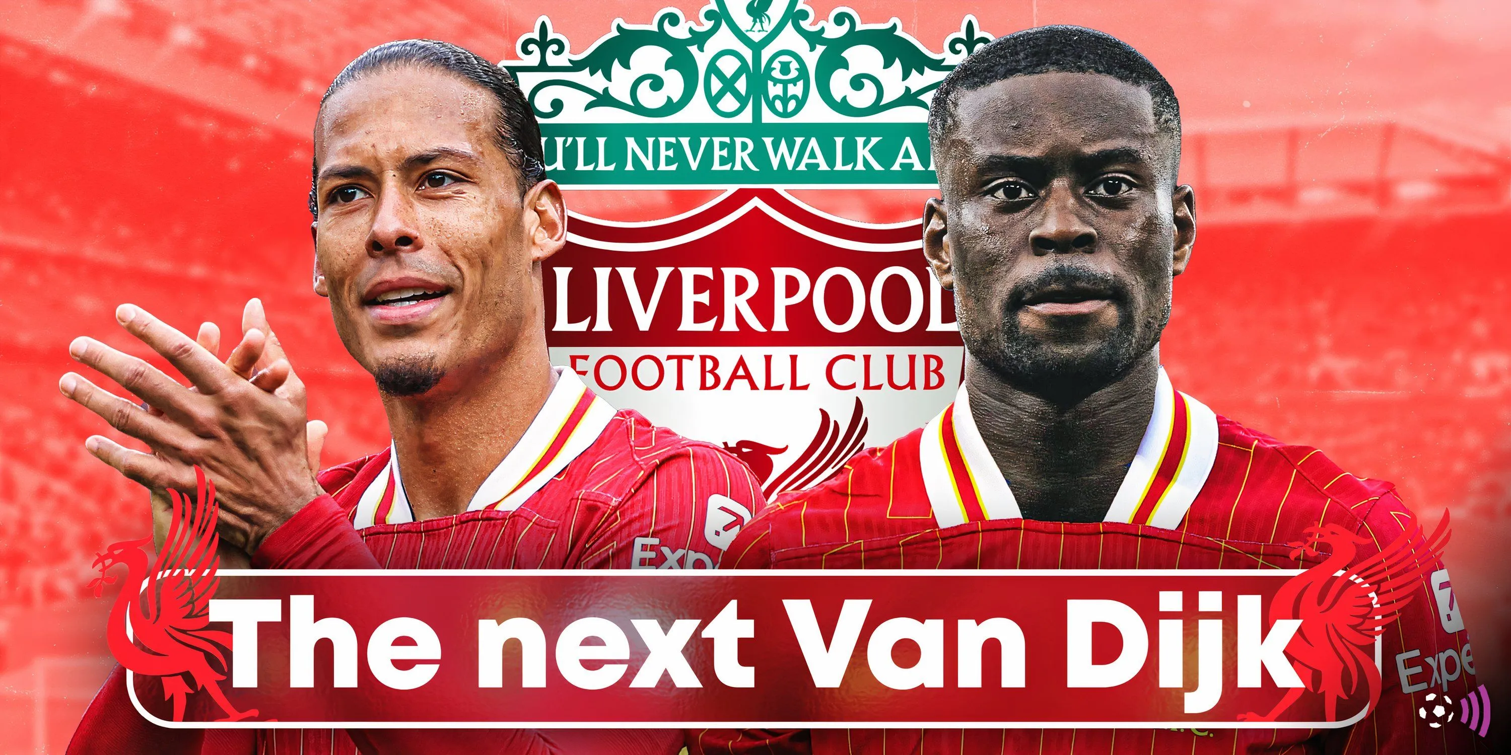Marc Guehi (Crystal Palace) và Virgil van Dijk (Liverpool), tượng đài trung vệ mà Guehi có thể học hỏi