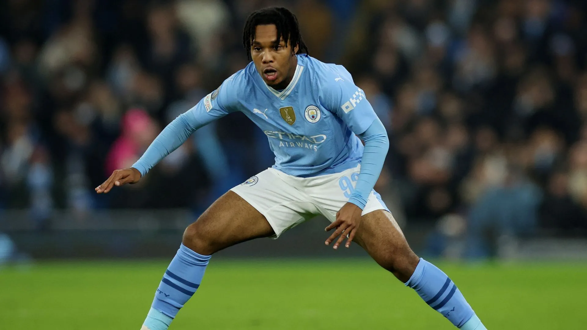 Micah Hamilton trong màu áo Manchester City trước khi chuyển đến Middlesbrough với nhiều kỳ vọng
