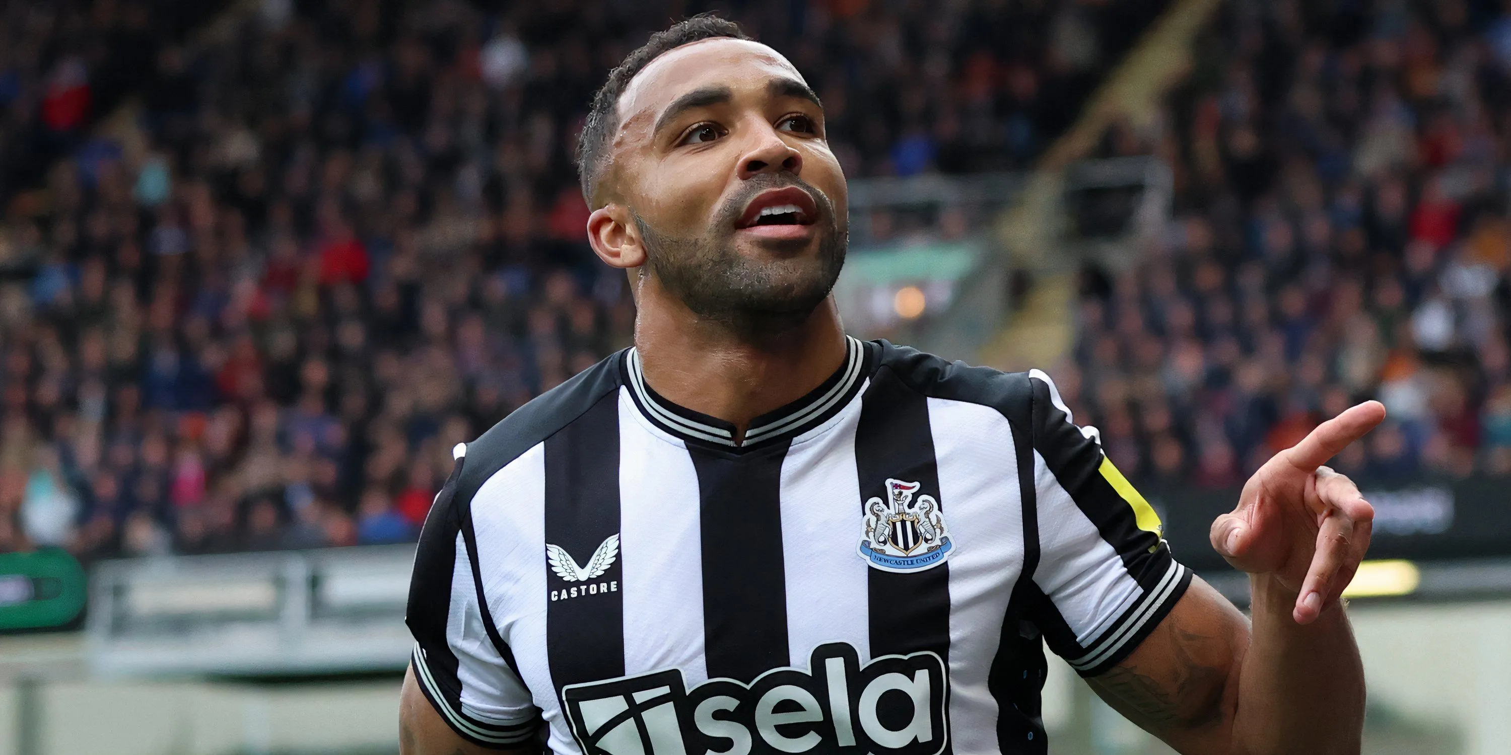 Tiền đạo Callum Wilson ăn mừng bàn thắng sau khi rời Newcastle, chuẩn bị đến West Ham