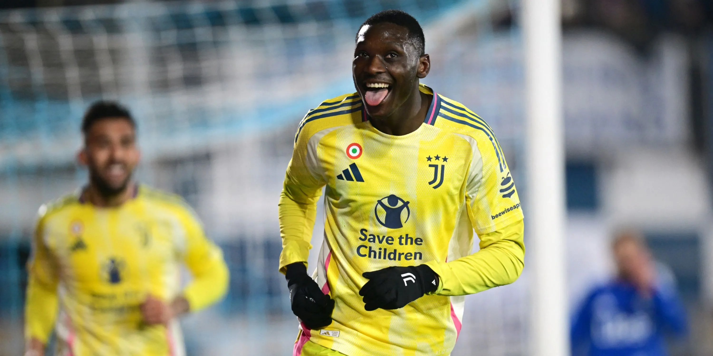 Tiền đạo Randal Kolo Muani trong màu áo Juventus, mục tiêu chuyển nhượng của Tottenham