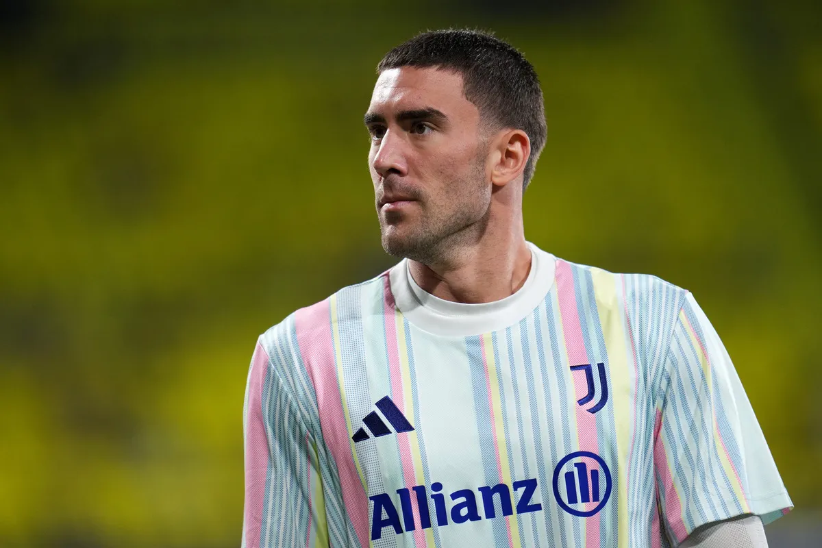 Dusan Vlahovic của Juventus trong trận đấu Champions League tại Villarreal ngày 1 tháng 10 năm 2025