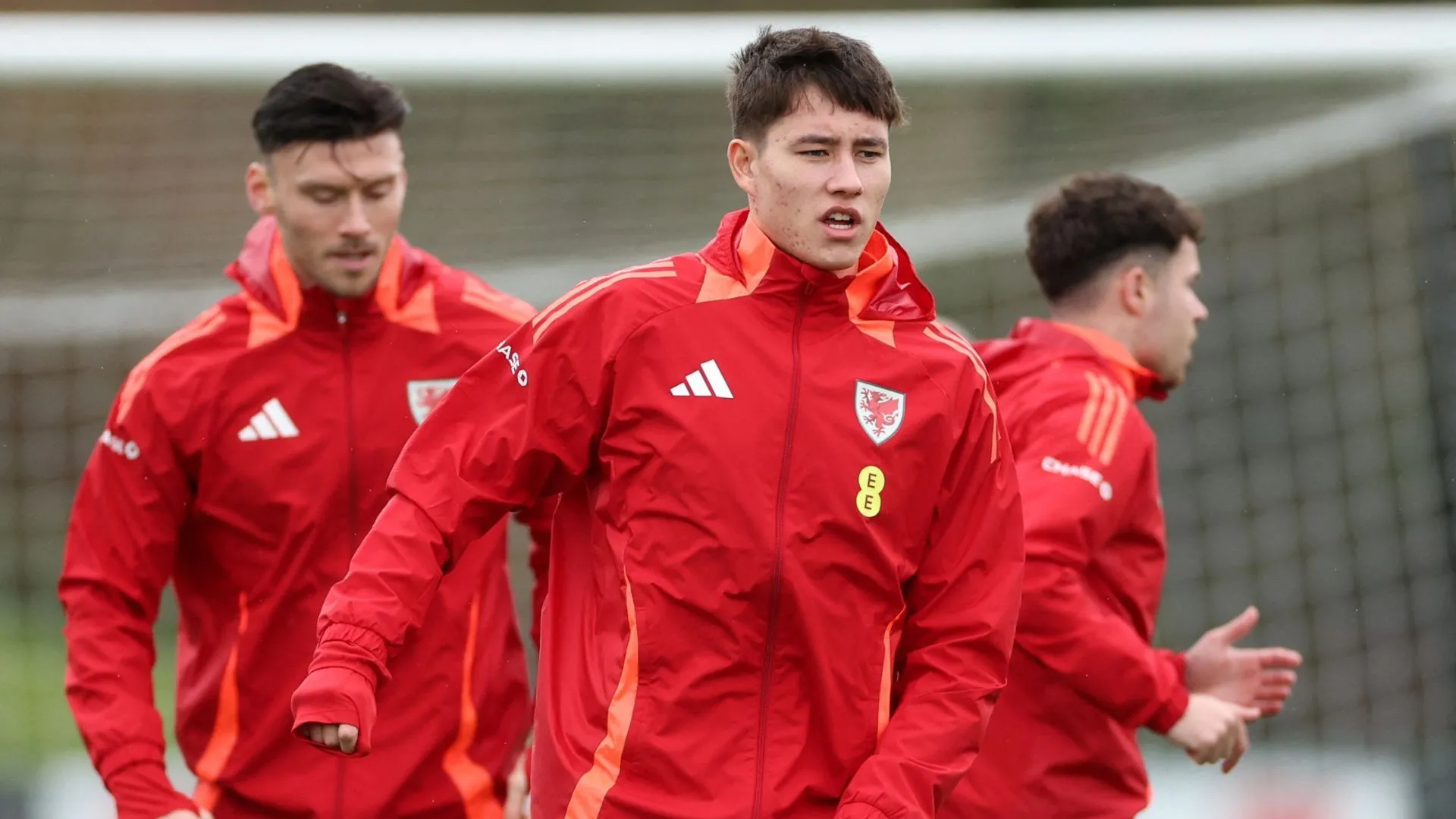 Rubin Colwill tại tuyển Xứ Wales năm 2024, một trong những tài năng trẻ nổi bật nhất của bóng đá Xứ Wales